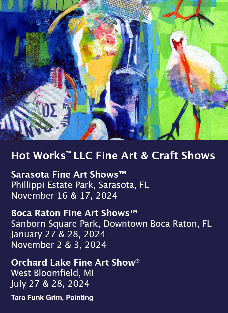 Sarasota Fine Art Show, January 4 & 5, 2025