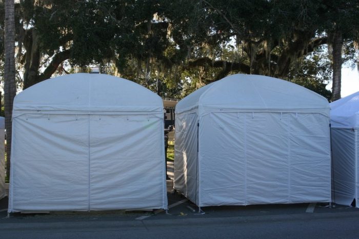 Artist Space Options - Tent Rentals