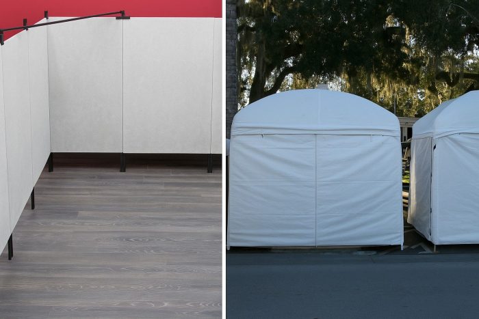 Artist Space Options - Tent Rentals