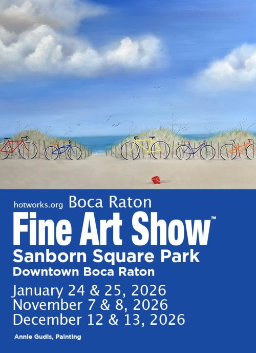 Boca Raton Fine Art Show Booth Space Reservation