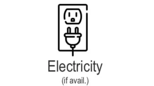 Bringing Own Generator (Electric – not available)
