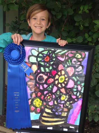 London Boswell, Painting, Age 8, Evergreen Community Charter School