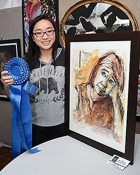 Jessica-Pan Anya Uscocovich, Painting, Age 9, E. E. Waddell Language Academy, Charlotte