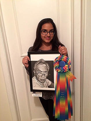 Sara-Khambalia Virginia Griffith, Mixed Media, Age 12, Asheville Middle School